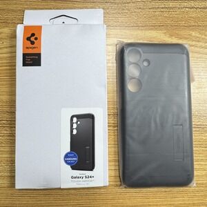 Spigen Tough‎ Armor Galaxy S24 Plus + Plus Case [Kickstand] Black  ACS07332